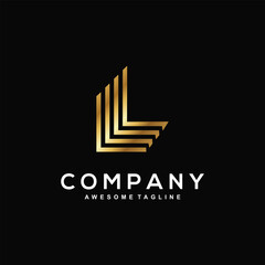 Letter L logo design for business