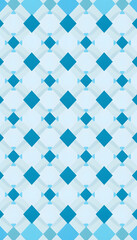 Oktoberfest background with blue and white rhombus pattern, comic art