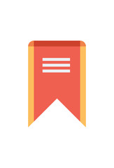 Simple bookmark vector icon for web pages