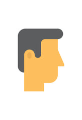 side profile of face for account