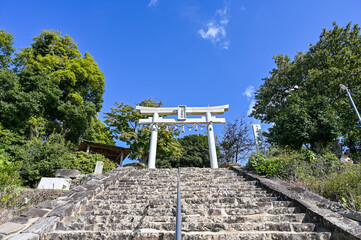 四国香川県の天空の鳥居