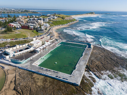 Newcastle Ocean Baths - Aerial View