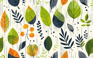 Vintage floral texture art background