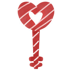 Keys used to compose icons, Valentine's Day, birthday gift boxes heart with arrow