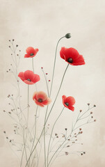 Naklejka premium Vintage floral texture art background 