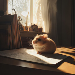 Obraz premium cat on the window