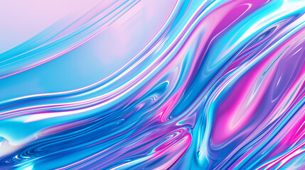 Fototapeta premium Flowing colorful liquid background