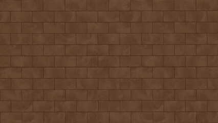 Obraz premium Brick wall texture brown background