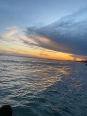 sunset over the sea © LeslieGabriela