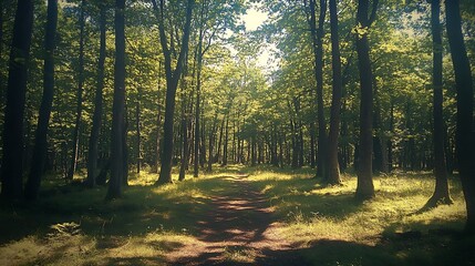 Obraz premium Looking Up at the Canopy