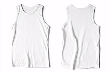 Blank White Tank Top Mockup