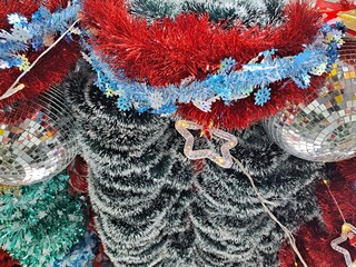 close up of knitting wool