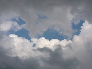 Obraz premium The sky in each place is different.