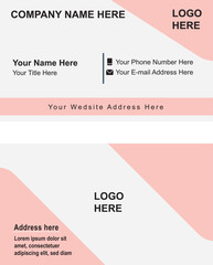 Abstract Geometric Pattern Double-Sided Business Card Template