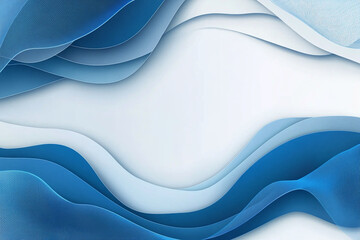 Obraz premium Vibrant Abstract Waves with Glowing Neon Lights in Purple, Pink, and Blue, Flowing Fluid Motion in Digital Art