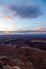 Breathtaking Sunset Over the Majestic Utah Canyon Landscape