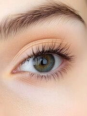 Obraz premium Elegant High-Fashion Beauty Portraits with Radiant Skin, Glamorous Makeup, and Luxurious Skincare Glow.