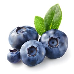 Obraz premium blueberries isolated on white background