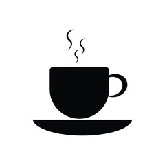 coffee cup icon set. hot coffee or tea cup symbol/icon with steam sign. Coffee or Tea cup sign/symbol collection. Mocha ,hot beverage symbol or logo set.