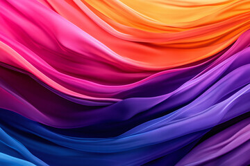 Obraz premium Colorful Light Trails with Glowing Neon Waves and Vibrant Energy Flow