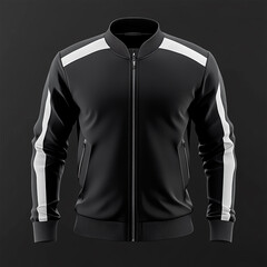 sportswear jackets in cold weather. sweatshirt long sleeve mockup