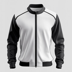sportswear jackets in cold weather. sweatshirt long sleeve mockup