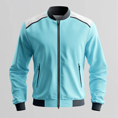 sportswear jackets in cold weather. sweatshirt long sleeve mockup