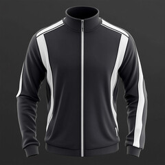 sportswear jackets in cold weather. sweatshirt long sleeve mockup