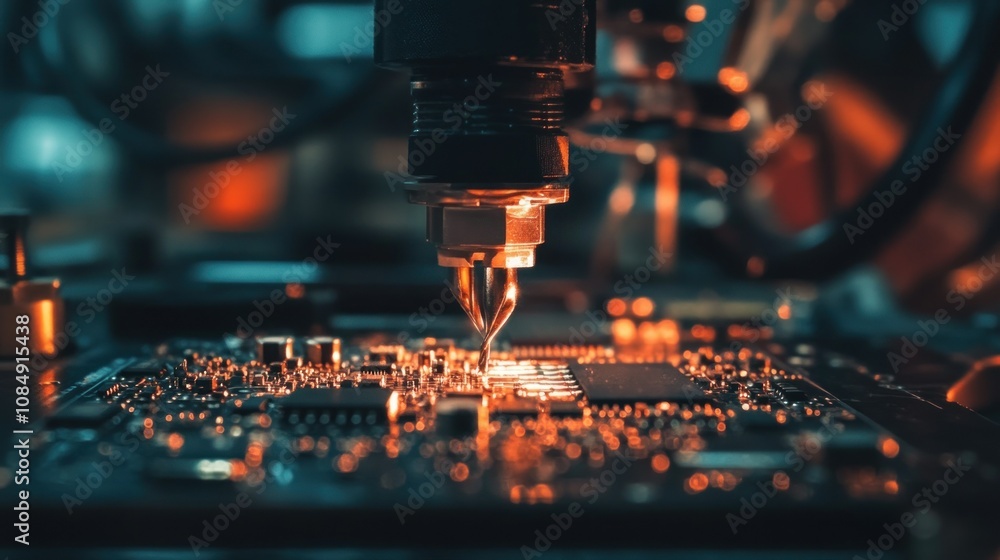 Poster automated manufacturing process of a circuit board