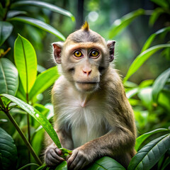 Obraz premium monkey in jungle