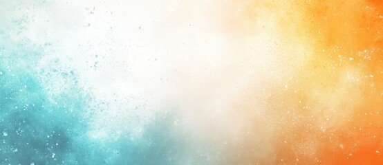 Fototapeta premium Abstract Gradient Background with Grainy Texture and Blurred Edges in Pastel White, Blue, and Orange