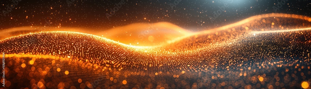 Poster creating engaging data visualization a dynamic abstract visualization of information trends in the d