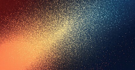 Obraz premium Abstract Gradient Background with Glowing Lines & Grainy Texture, Dark to Light Colors, Social Media & Web Design