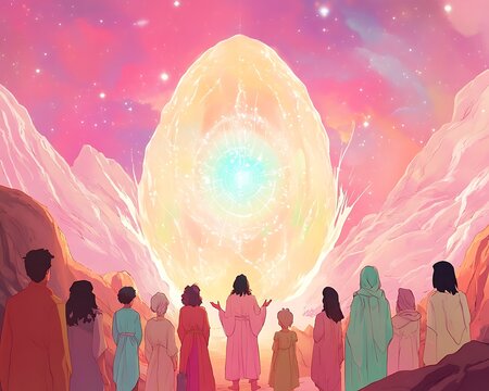 Spiritual Light Frequency, Heartwarming Scene of Ashtar's Spiritual Gathering