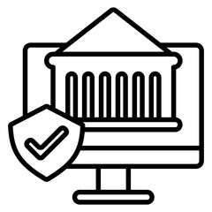 Secure Outline Icon