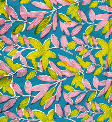 Ajrakh Pattern and block print and batik print Background digital printing textile pattern