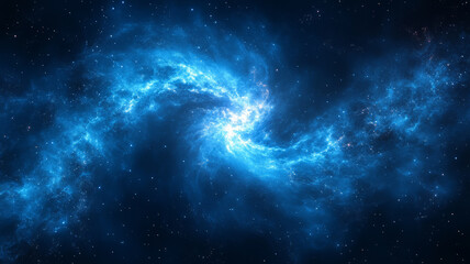 Fototapeta premium Blue Background with Awesome Star Pattern