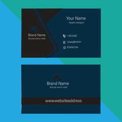 Modern business card design template