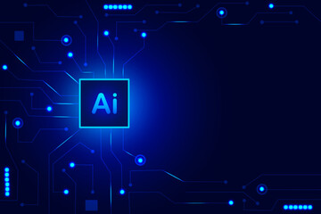 Geometric background and high tech circuit board connection system