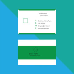 Modern business card design template