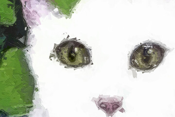 Oil paintings and various flowers, roses, peonies, cats and dogs, abstract flowers, and beauty