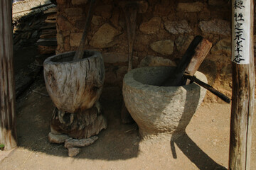 한국의 전통 가옥 초가집