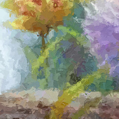 Oil paintings and various flowers, roses, peonies, cats and dogs, abstract flowers, and beauty