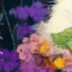 Oil paintings and various flowers, roses, peonies, cats and dogs, abstract flowers, and beauty