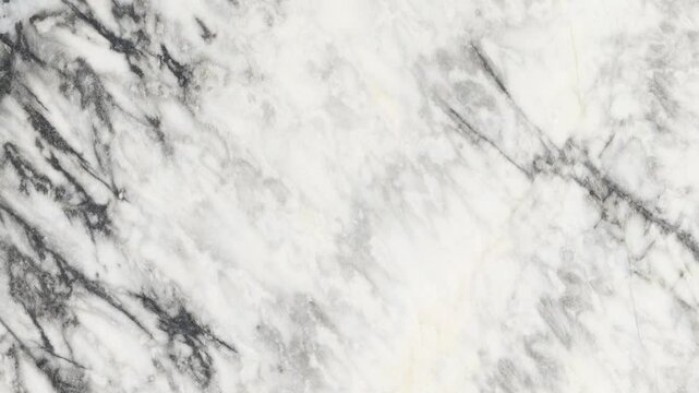 White Luxury Marble with gold lines background texture. Slow panoramic motion. High detailed 4K video. Marble pattern texture surface panning background. Marble stone texture.