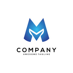 Obraz premium Letter M logo design for business