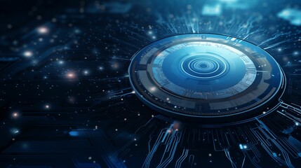 Obraz premium Technology and future background for artificial intelligence designs. Generative ai
