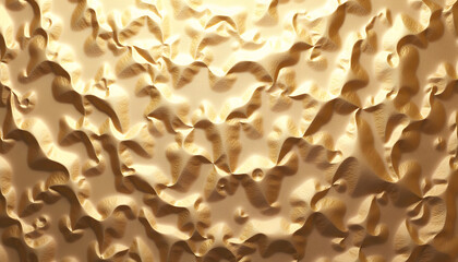 Crumpled foil texture with soft lighting and natural colors for creative backgrounds