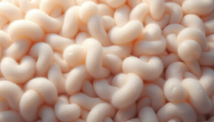 Fuzzy wool texture with soft lighting and natural colors for cozy backgrounds
