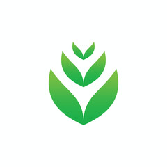Eco Leaf Logo design vector